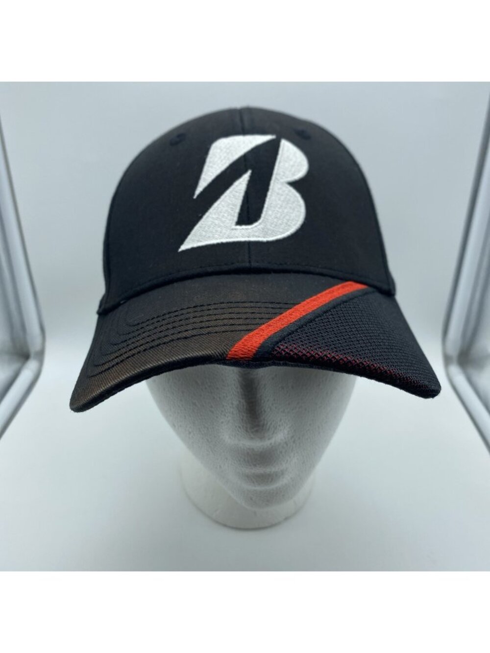 Bridgestone "B" Black Cap Hat Hook & Loop K-Products China